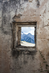 Traces of war - Dolomites, Itay