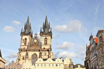 Fototapeta premium Tyn church in Prague