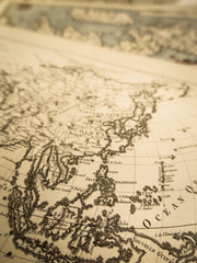 Fototapeta na wymiar 古地図　東南アジア