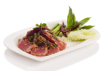 spicy fresh tuna tataki