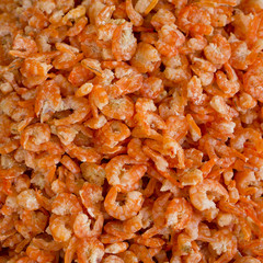 dried shrimp background