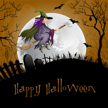 Halloween Party Background.