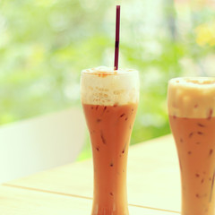 Ice coffee caramel - instagram filter