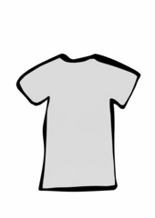 doodle blank T-shirt