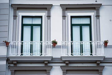Old balconies