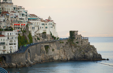 Fototapeta na wymiar Particular view of Amalfi