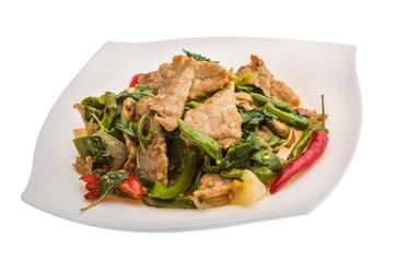 Pork with vegetables