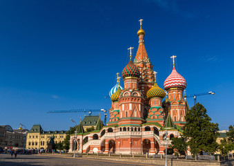 Fototapeta na wymiar Saint Basil's Cathedral in Red Square - Moscow