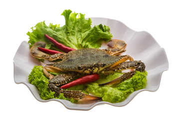 Raw crab