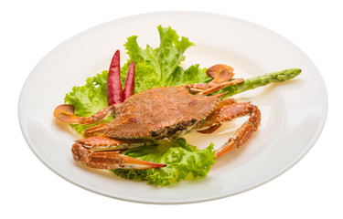 Boiled crab
