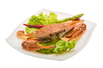 Boiled crab