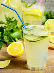 Fresh lemonade drink