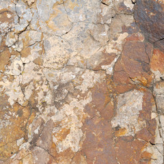 Old granite stone texture with cracks