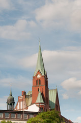 Fototapeta na wymiar Landesbrücken-Norwergische Kirche