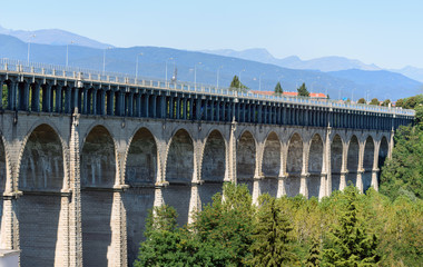 Ponte promiscuo stradale e ferroviario - Cuneo