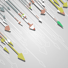 Arrow design background