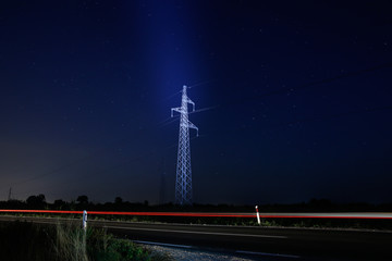 Pylon and traffic