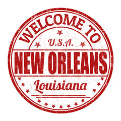 Welcome to New Orleans stamp
