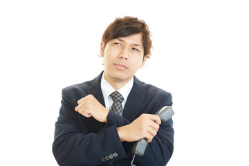 苦悩するビジネスマン
