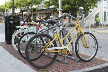 Key West bike station