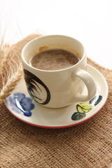 wonderful cup of hot coffee