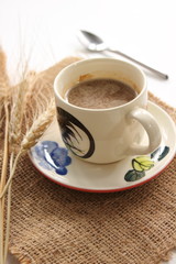wonderful cup of hot coffee