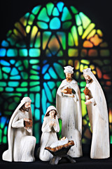 Church Nativity Scene