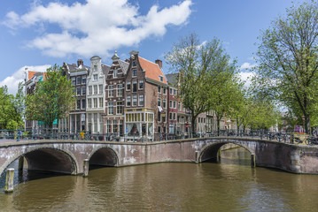 Fototapeta premium Keizersgracht canal in Amsterdam, Netherlands.