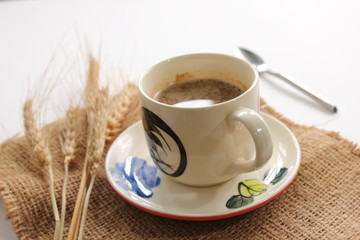 wonderful cup of hot coffee