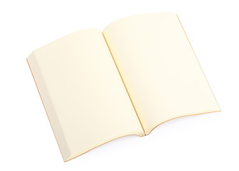 open book isolated on white background