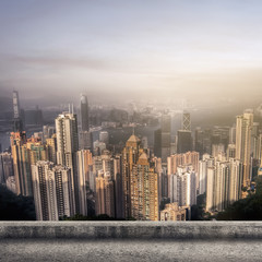 Fototapeta premium Hong Kong city skyline