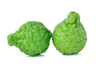 Fototapeta premium Bergamot isolated white background.