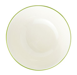 empty bowl on a white background