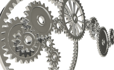 メタリックな歯車