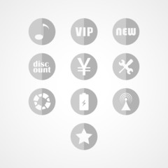 set concept web icon