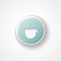 Coffee cup web icon