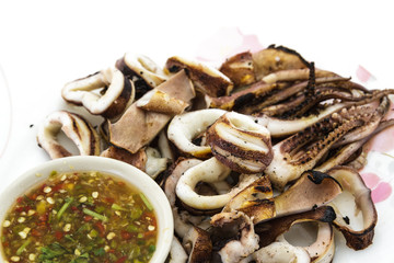Grilled squid