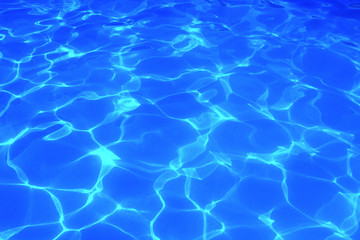 Transparent water in pool