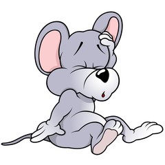 Obraz na płótnie Canvas Sleepy Mouse