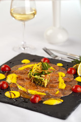 Salmon Carpaccio