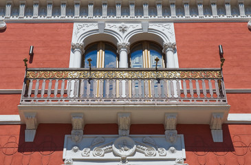 Historical palace. San Severo. Puglia. Italy.
