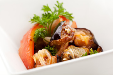 Eggplant with Tomato