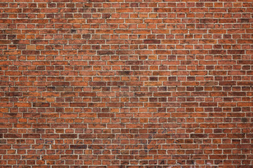 Obraz premium Grunge czerwony ściana z cegieł tło z kopii przestrzenią