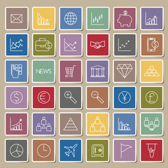 financial and stock icon