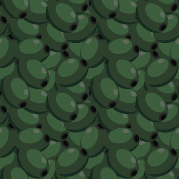 Seamless texture with olives