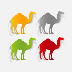realistic design element: camel