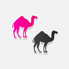 realistic design element: camel