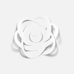 realistic design element: atom