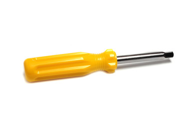 specialized screwdriver with yellow handle