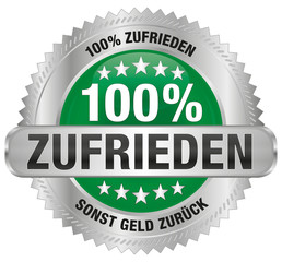 100% Zufrieden –  sonst Geld zurück